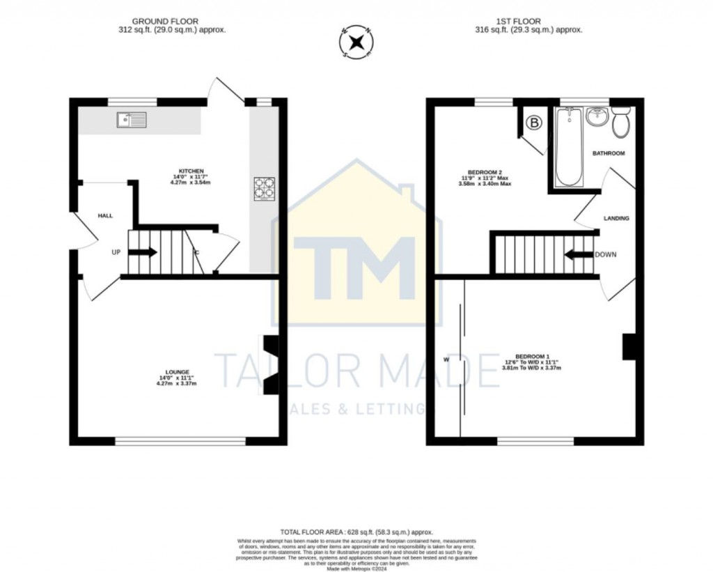 Floorplans For Aldbury Rise, Allesley Park, Coventry