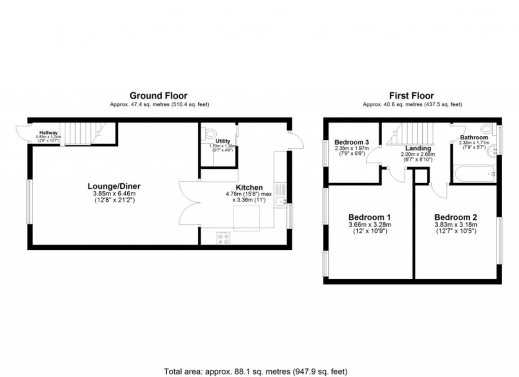 Floorplans For Alder Road, Longford, Coventry