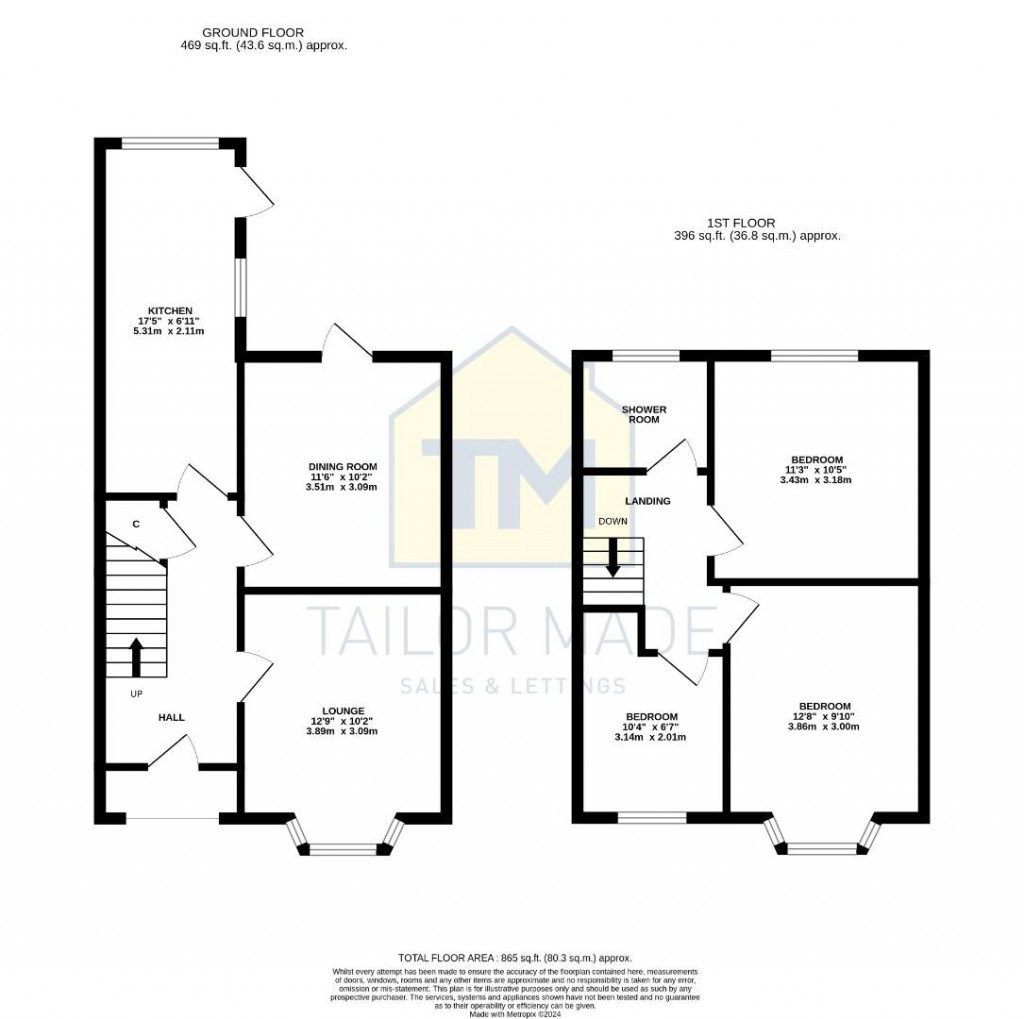 Floorplans For Dulverton Avenue, Chapelfields, Coventry, CV5