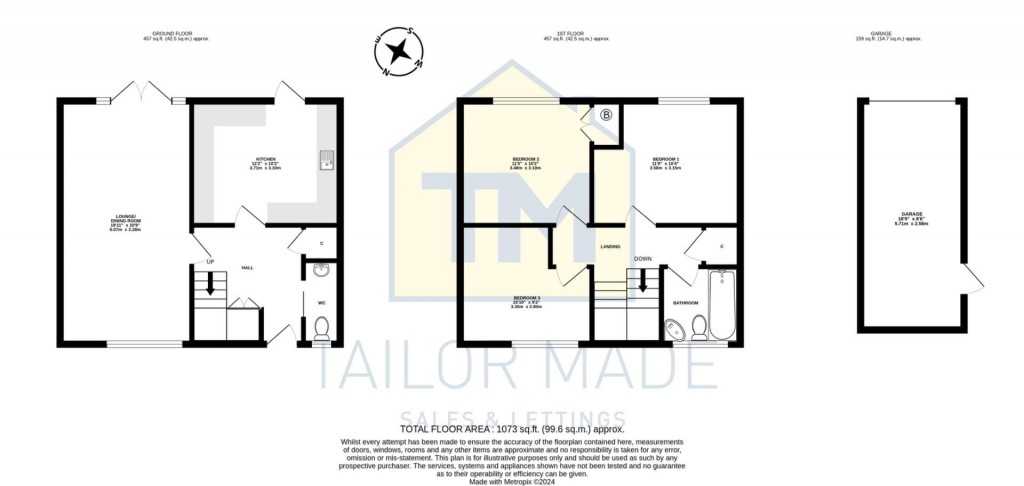 Floorplans For Rubens Close, Whoberley, Coventry