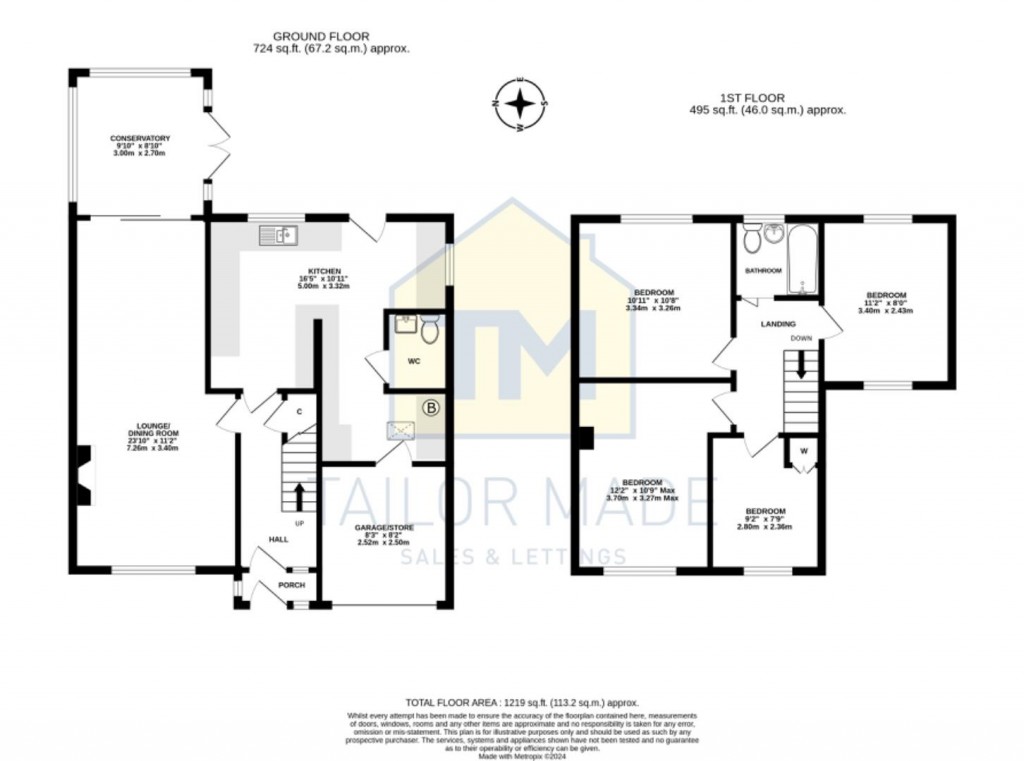 Floorplans For Norwood Grove, Potters Green, Coventry