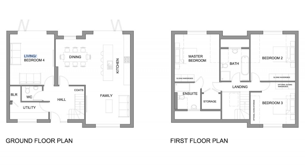 Floorplans For THE BIRCHES, Tamworth Road, Fillongley, Coventry