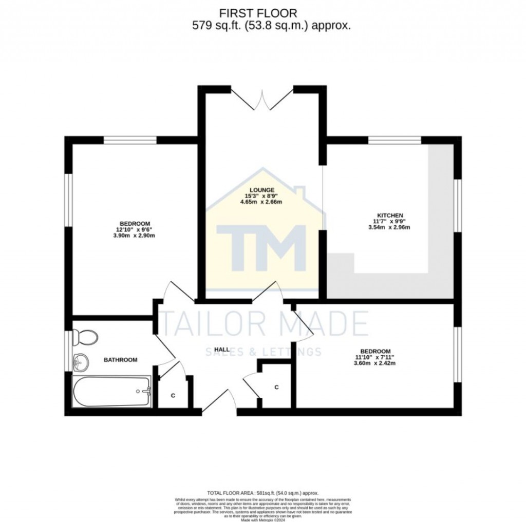 Floorplans For Hidcote House. Penruddock Drive, Coventry