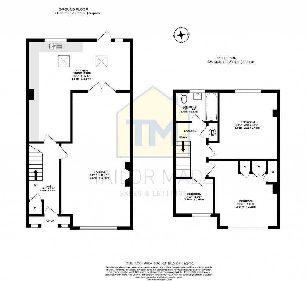 Floorplans For Ashbridge Road, Allesley Park, Coventry