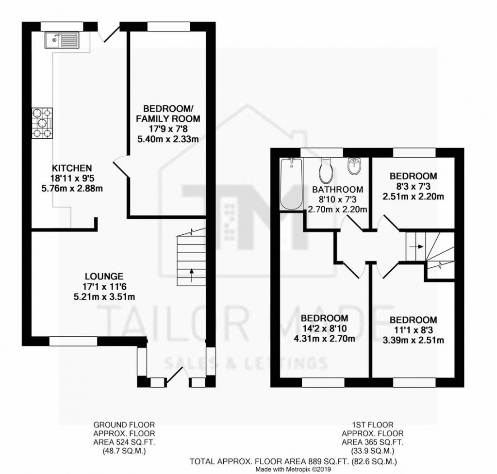 Floorplans For Barrow Close, Coventry - CLOSE TO UHCW