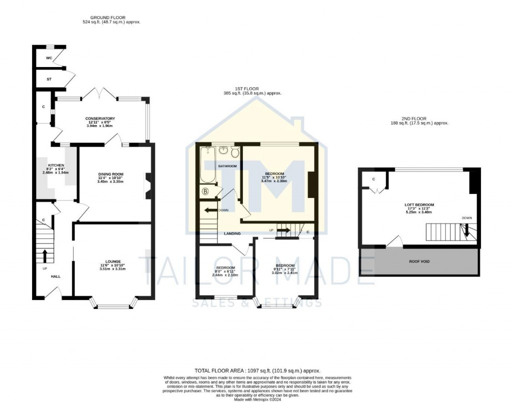 Floorplans For Barkers Butts Lane, Coundon, Coventry - NO CHAIN