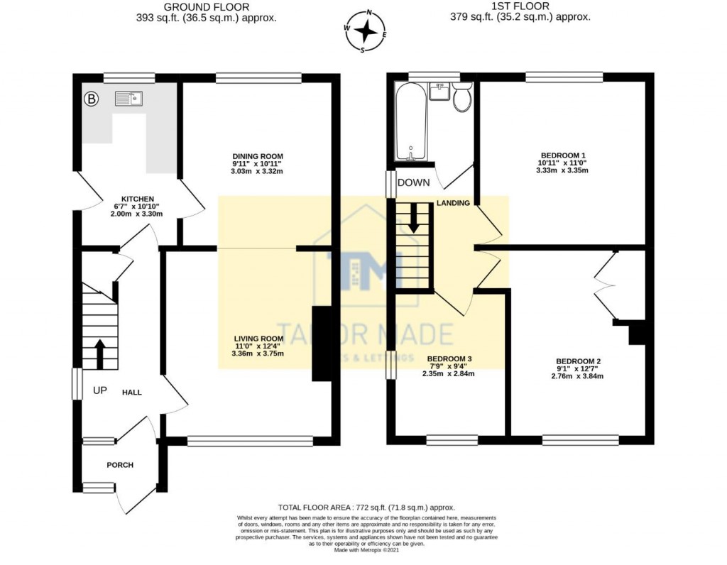 Floorplans For Risborough Close, Allesley Park, Coventry - NO CHAIN